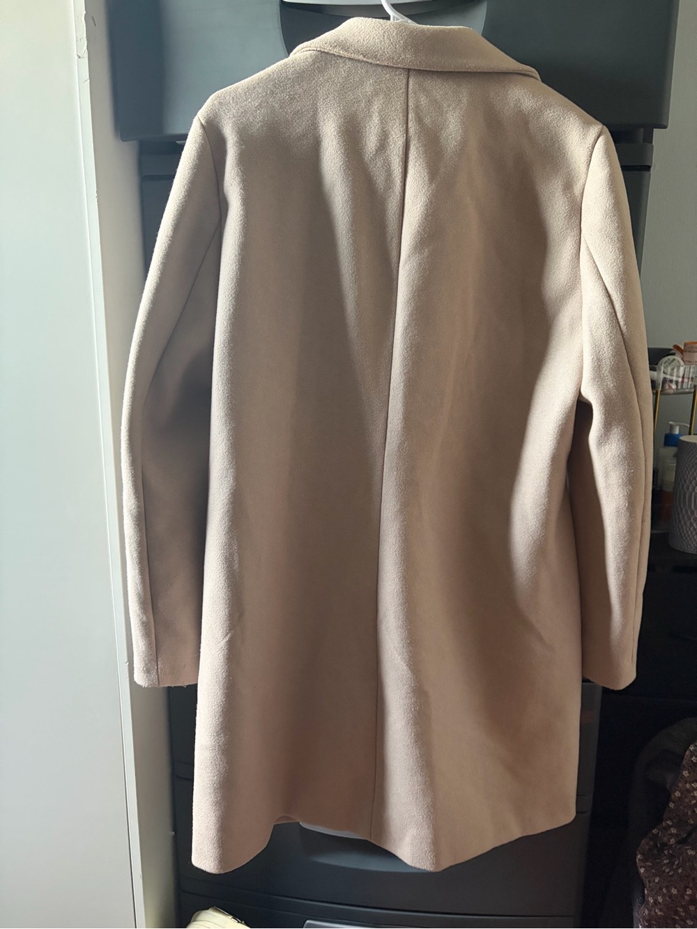 Calvin Klein Women's Tan Single-Breasted Trench Coat - Picture 4 of 4
